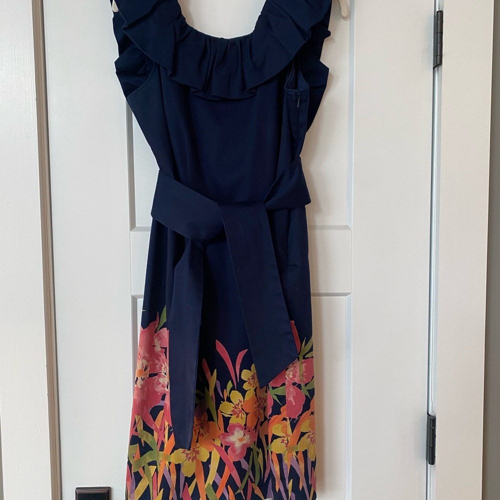 Floral Navy Dress